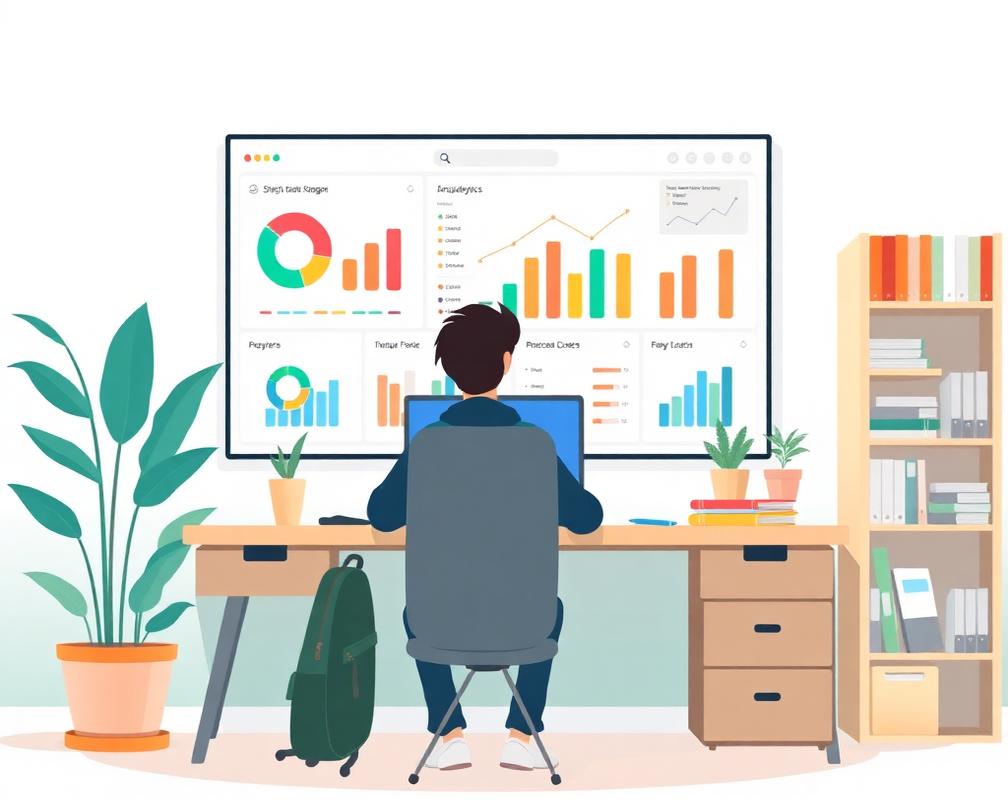 Learner reviewing a personalized progress dashboard